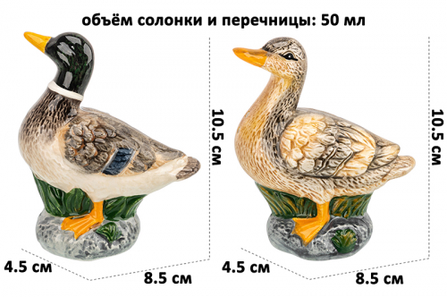 БЫЛО 755 руб! Набор д/специй 2 пр. 8,5*4,5*10,5 см 