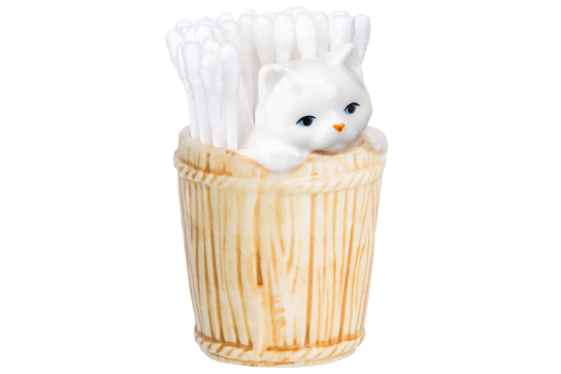 БЫЛО 322 руб! Вазочка п/зубоч. 5,5*5,3*8 см 65 мл