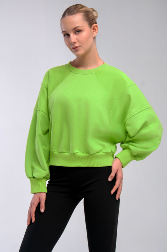 Арт. 15110/1 Свитшот женский укороченный one size (42-50)