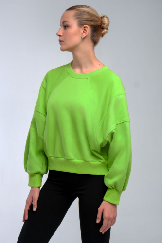 Арт. 15110/1 Свитшот женский укороченный one size (42-50)