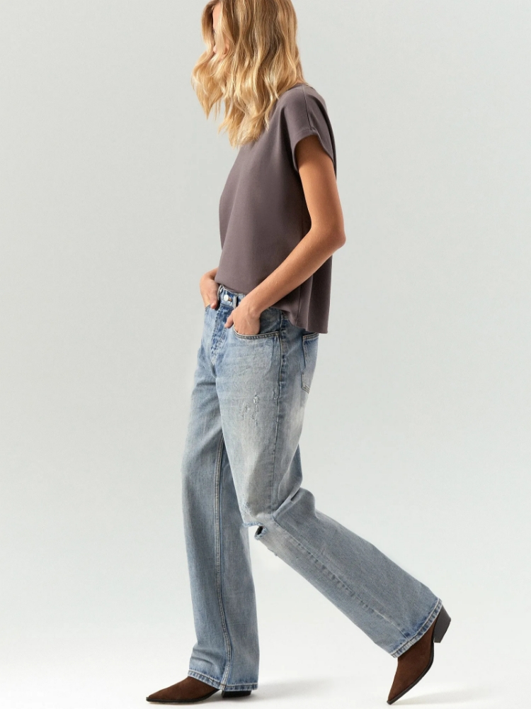 Джинсы Straight Leg 472 ,
100% хлопок ,