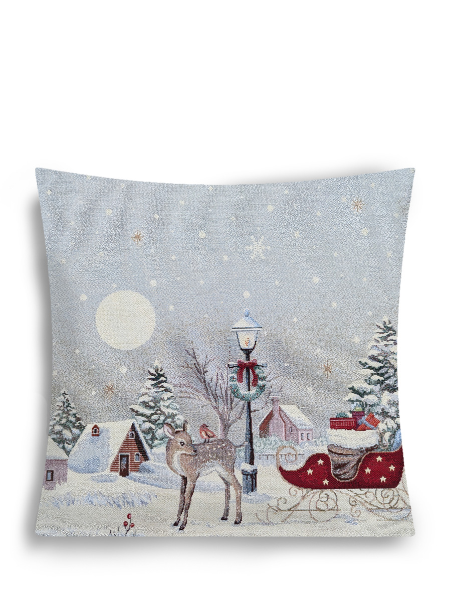 Олененок с птичкой Наволочка 45х45 см НР 2517656