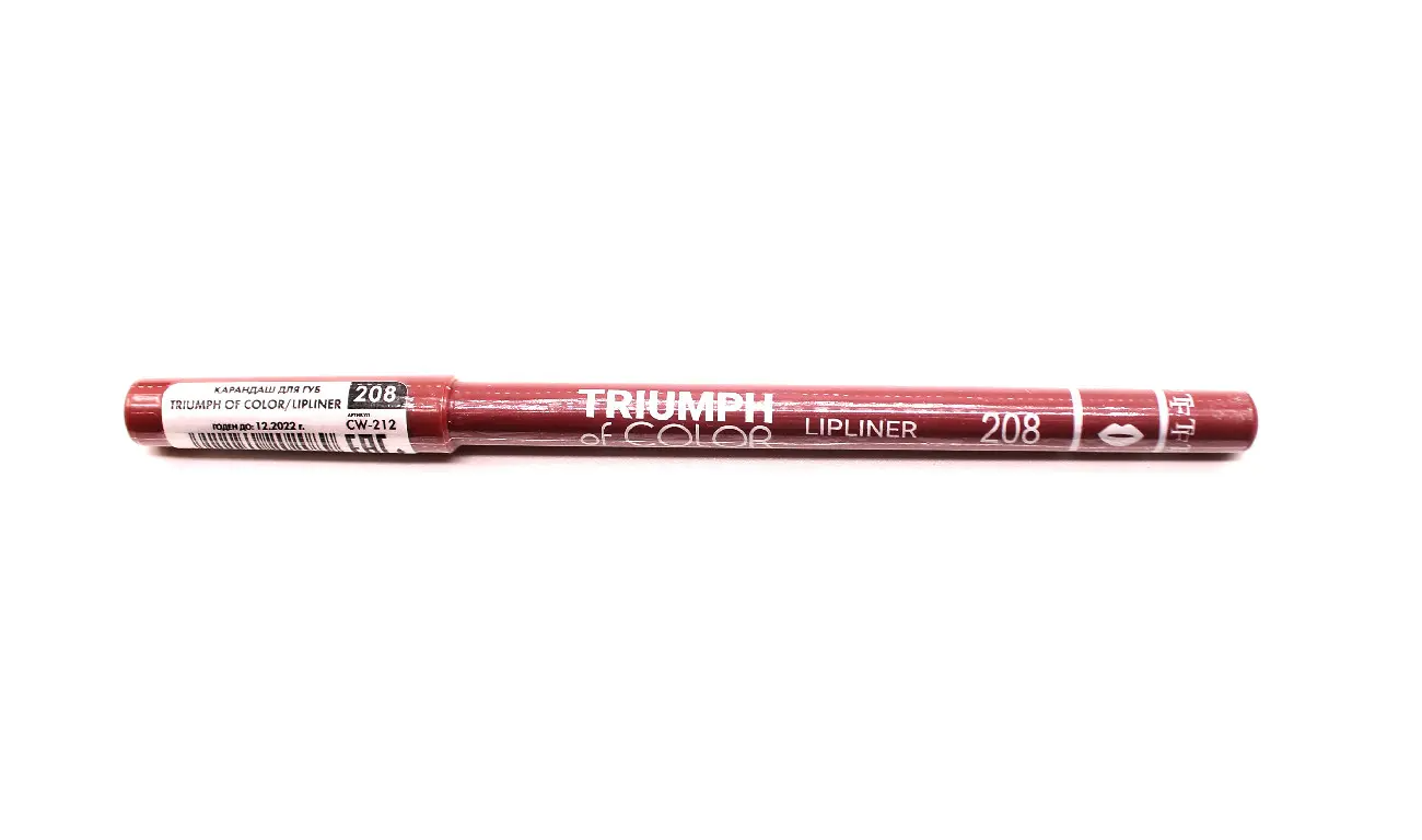 Triumpf CW-212 Карандаш д/губ TRIUMPH of COLOR № 208, малина