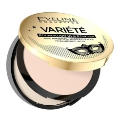 Eveline Пудра VARIETE Минеральная, компактная 8г, №10 IVORY ( Слоновая кость ). 3