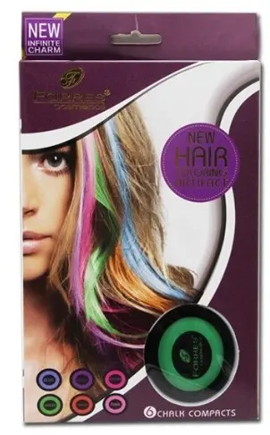 FARRES /HCA-001/ Цветная Тушь-Мелок для ВОЛОС. Цена за 1 штуку (1 упак = 6шт)