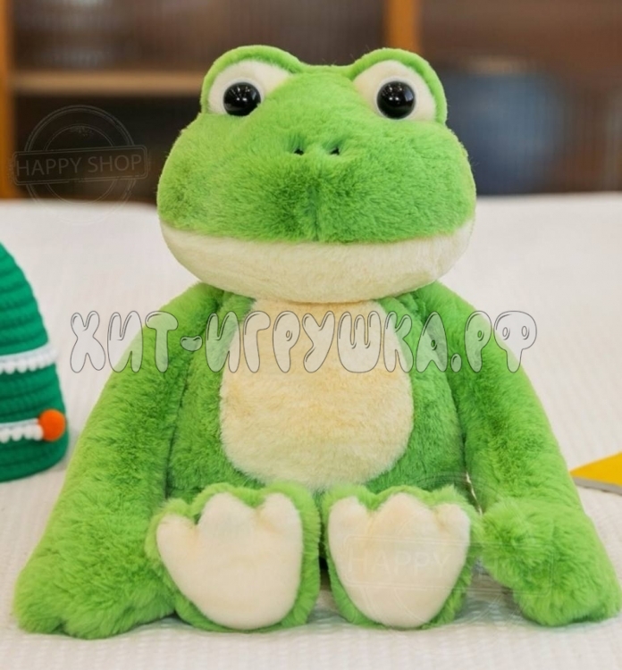 Мягкая игрушка Лягушка 35 см (лапки на магнитах) frog_35, frog_35