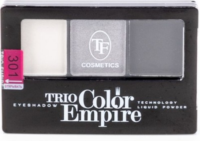 Triumpf CTE-22, Тени 3-цв, тон 301 Trio Color Empire (Серый Жемчуг).12
