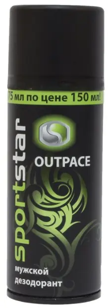 Sport Star дезодорант мужской Outpace (175 мл). 12 АКЦИЯ !!!