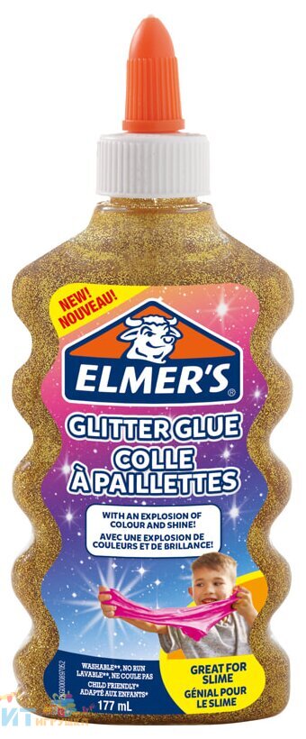 Клей канцелярский с блестками Elmers