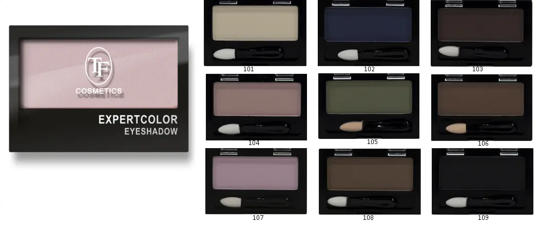 Triumpf CTE-20, Тени 1-цв, тон 109 EXPERTCOLOR MONO (черный/матов.).12