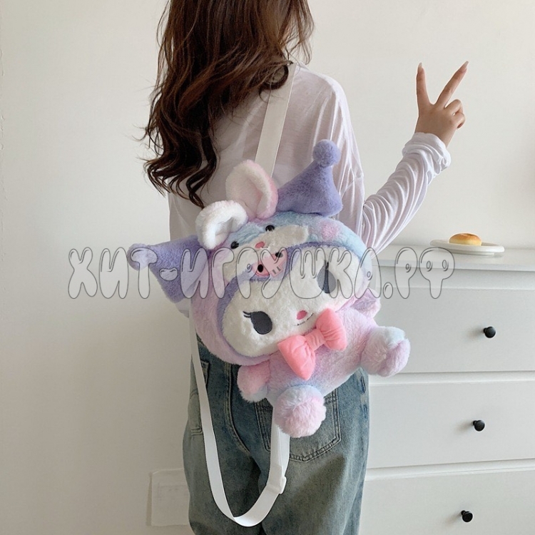 Рюкзак мягкая игрушка Куроми Kuromi Melody разноцвет 38*20*25 см PJC02, PJC02