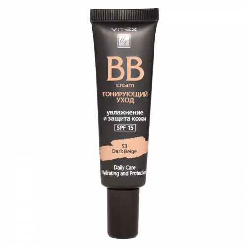 Витэкс BB-крем Тонирующий уход SPF-15 (30 мл)  тон 53 Dark beige