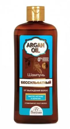 Ф-721/ Argan oil Шампунь бессульфатный против выпадения (400мл).9