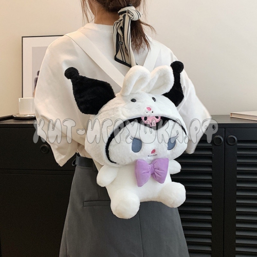 Рюкзак мягкая игрушка Куроми Kuromi Melody 38*20*25 см PJC001, PJC001