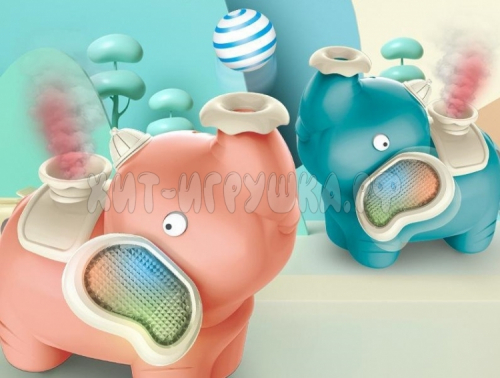 Игрушка Слон-циркач на 3d колесе, с функцией увлажнителя (свет, звук) в ассортименте 158-2C, 158-2C