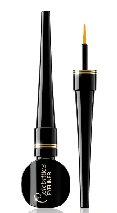 Eveline подводка д/век CELEBRITIES EYELINER VINYL BLACK водостойкая. (3)