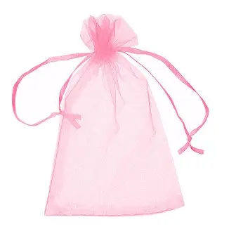 Мешочки из органзы (17*23см) №355 000801-10E, Розовый.*10
