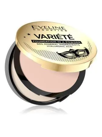 Eveline Пудра VARIETE Минеральная, компактная 8г, №12 NATURAL ( Натуральный ). 3