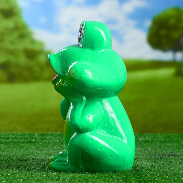 Садовая фигура из гипса «Лягушка улыбается», 24×14 см