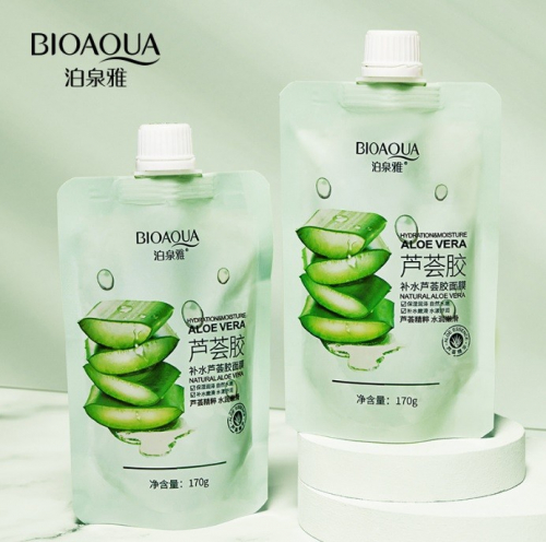 Гель алоэ-вера дойпак BIOAQUA, 170 гр. (Срок 10.2025)