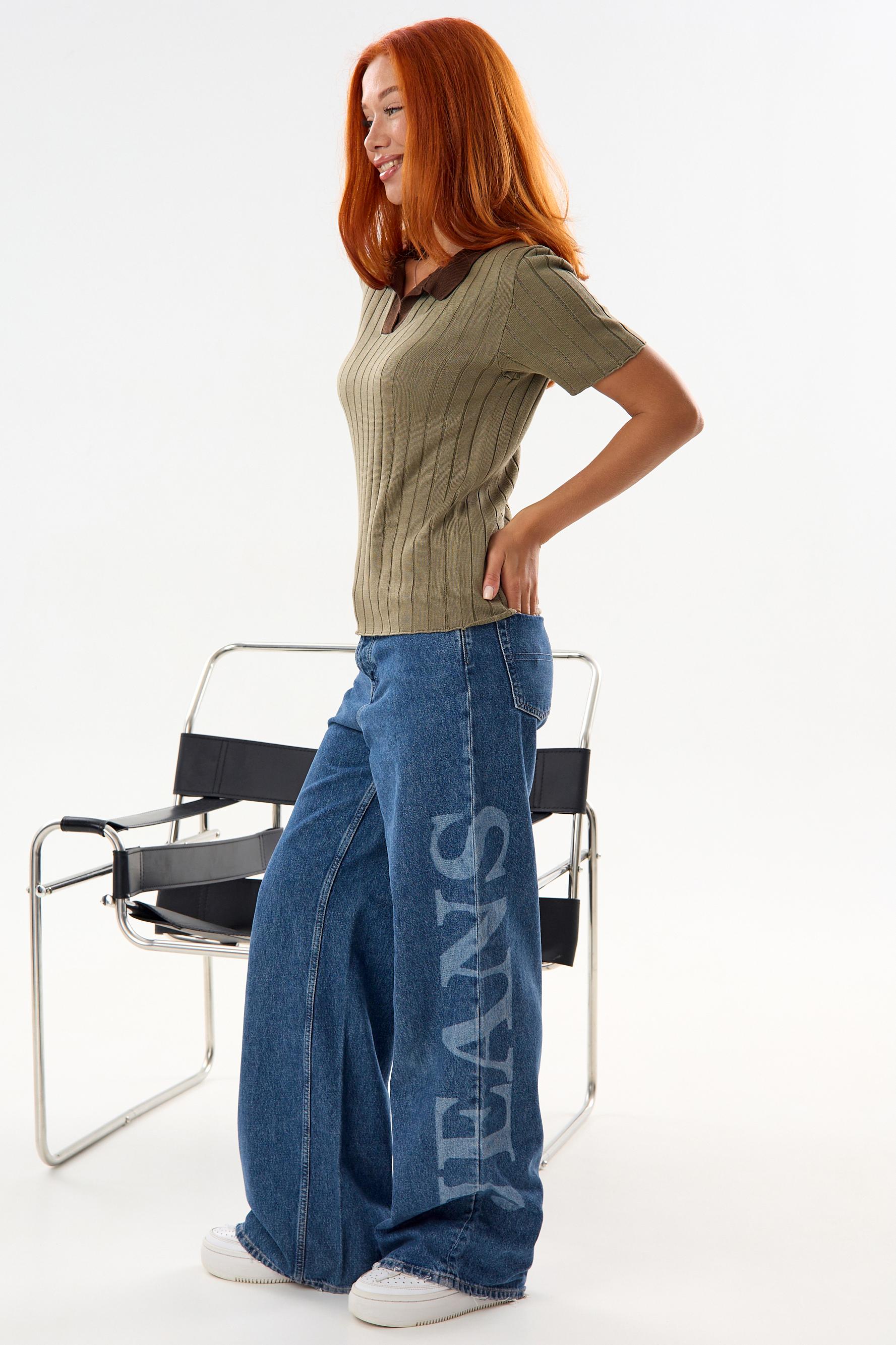 Футболка женская вязаная Поло Х Арт. 10517