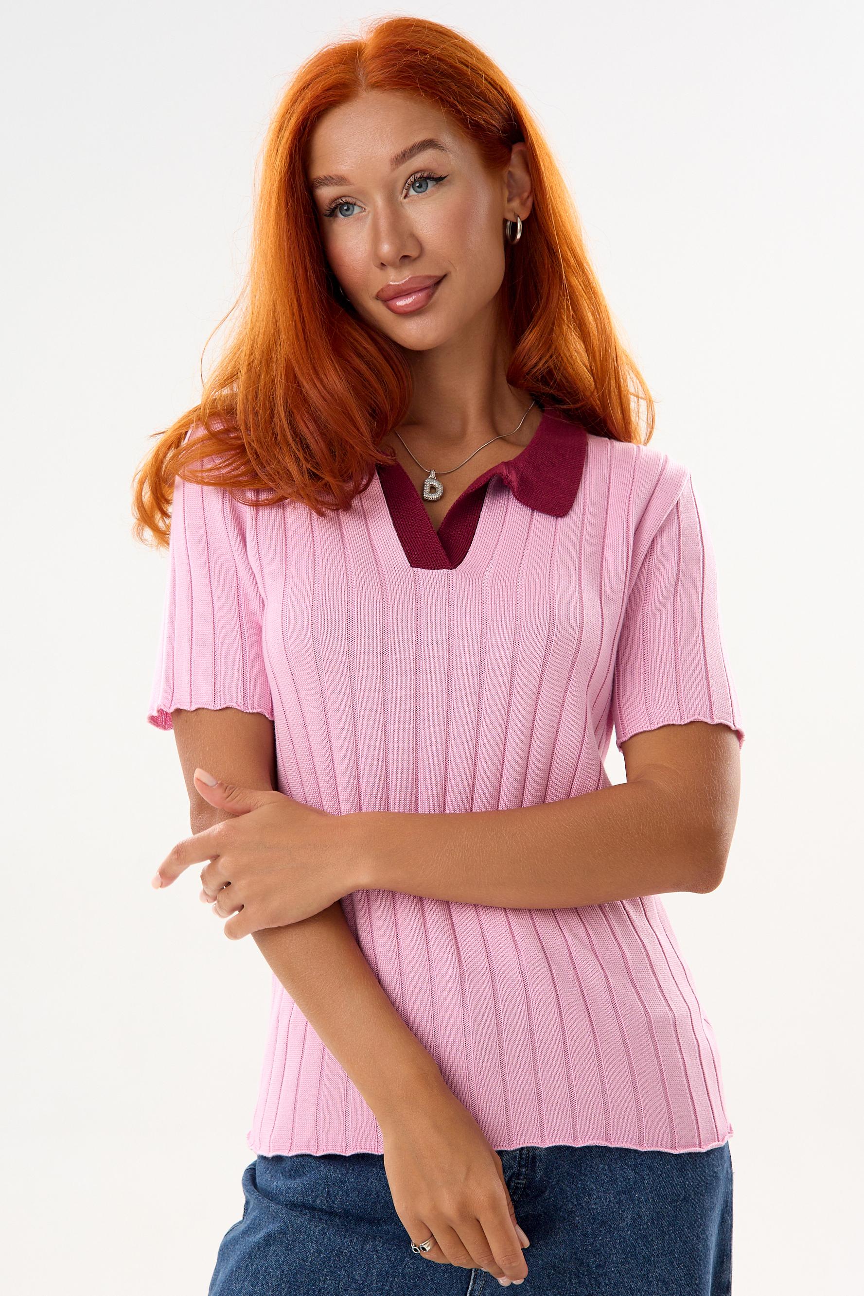 Футболка женская вязаная Поло Р Арт. 10514