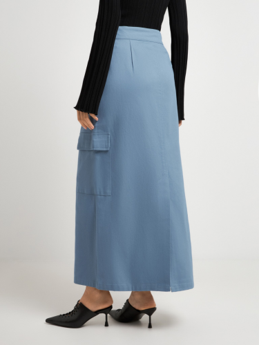 Юбка жен. Veneto_skirt серо-голубой
