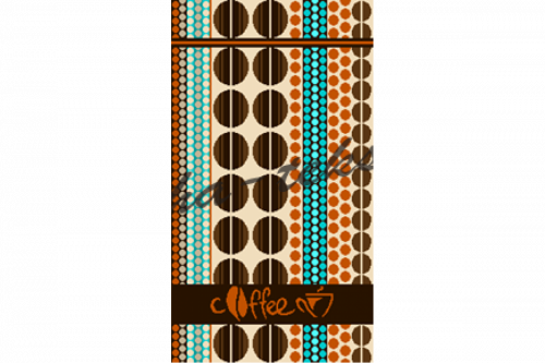Полотенце махровое птк. жак. 3198, Coffee М