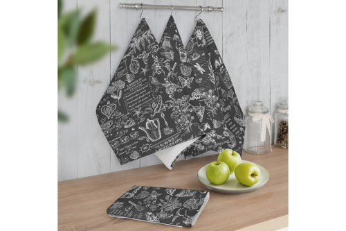 Полотенце из рогожки 40х75 см 2322-3 тдл