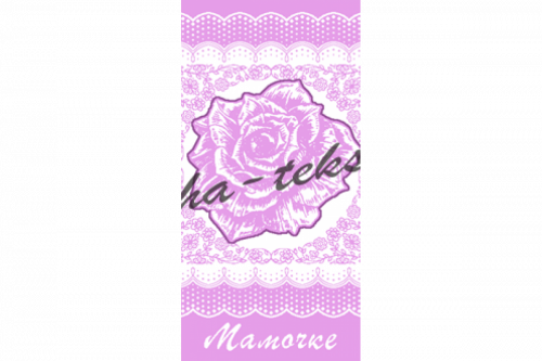 Полотенце махровое птк. жак. 5444-5, Мамочке М