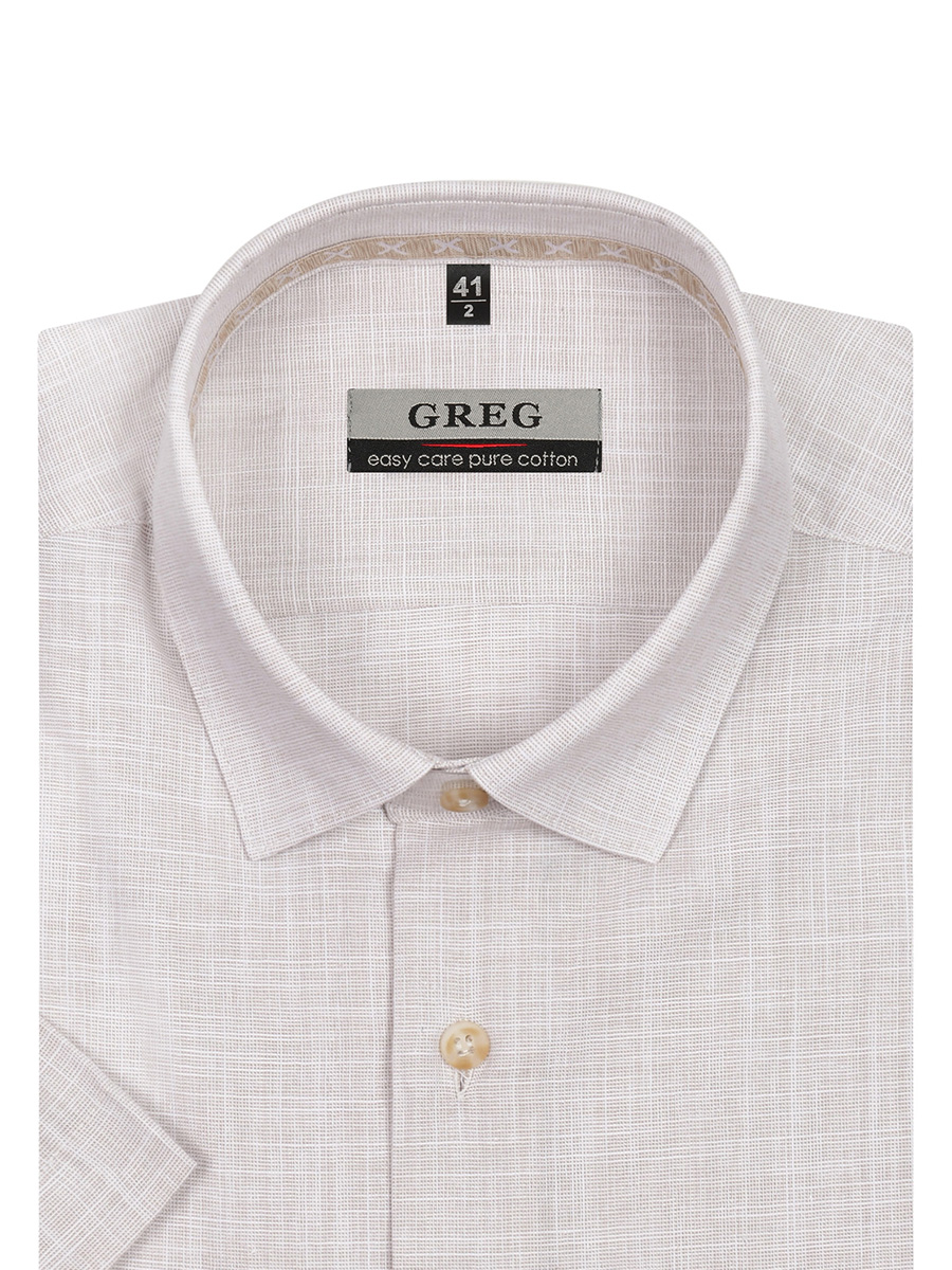 Сорочка мужская короткий рукав GREG 510/201/FL/C/2p