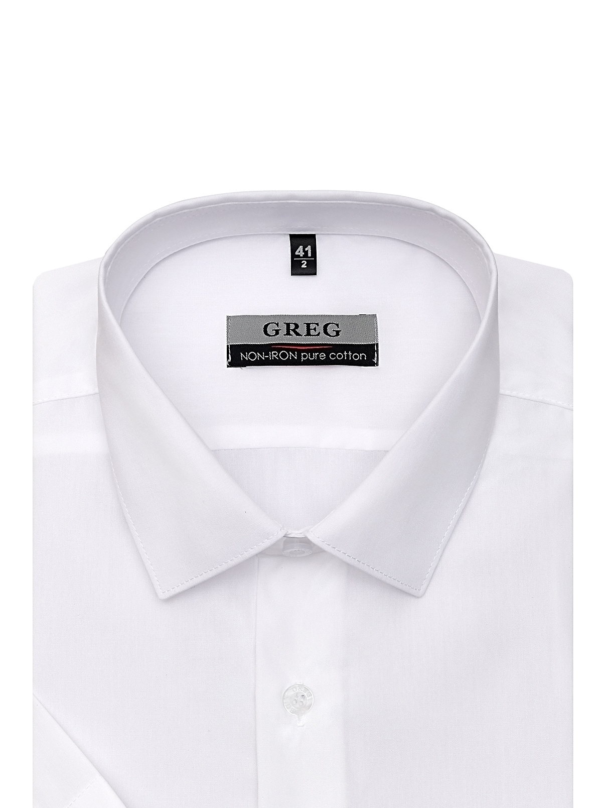 Сорочка мужская короткий рукав GREG 100/101/4290