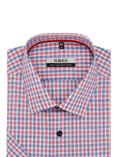 Сорочка мужская короткий рукав GREG 265/201/6724/1p