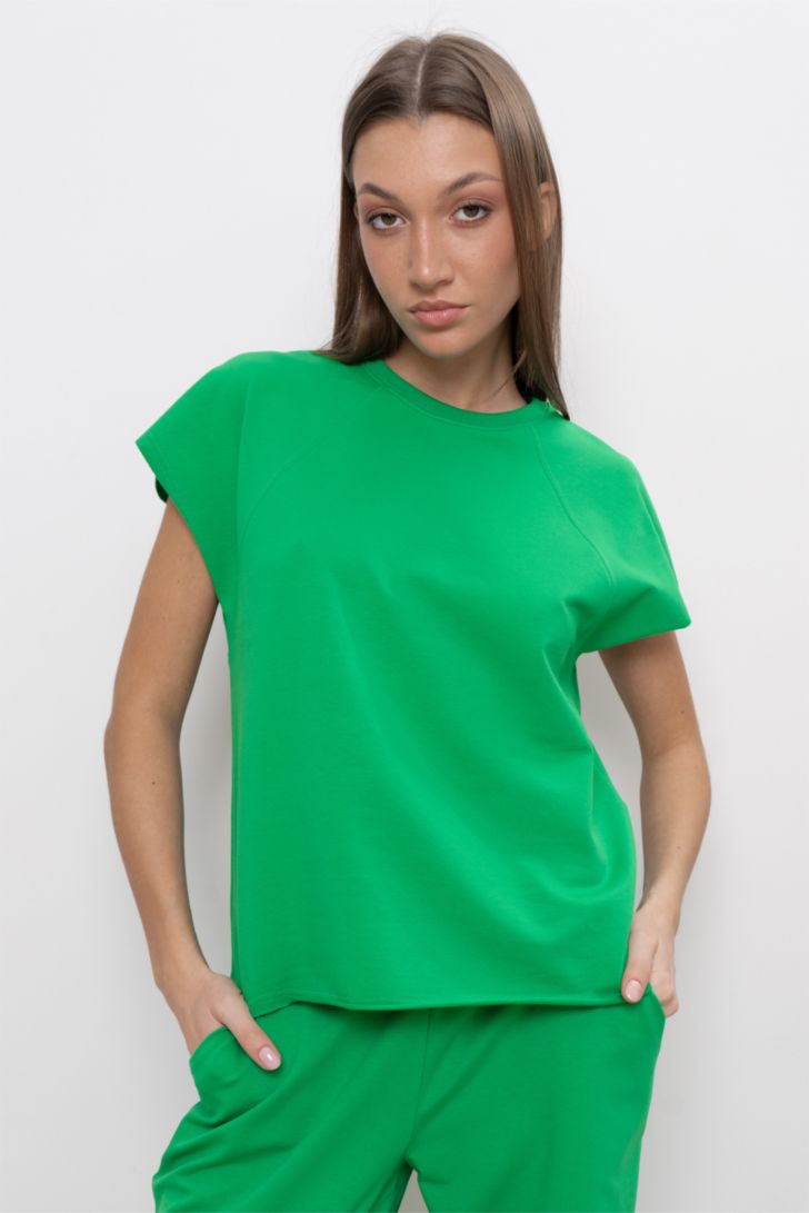 АКЦИЯ 380р. 550р.Футболка свободного силуэта из футера