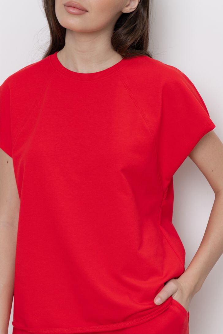 АКЦИЯ 380р. 550р.Футболка свободного силуэта из футера