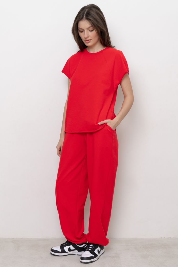 АКЦИЯ 380р. 550р.Футболка свободного силуэта из футера