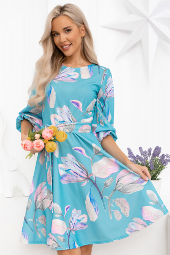 Платье Изабелла (бирюзовое) П13789-45М