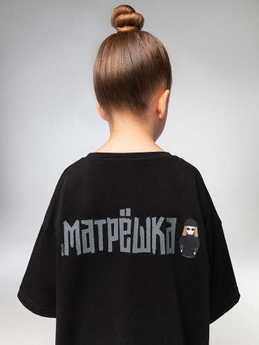 Футболка 4-460MU; черный