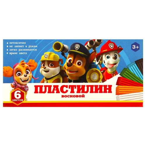 Пластилин 6 цветов восковой Щенки MCLV-104239-6-PU в Нижнем Новгороде