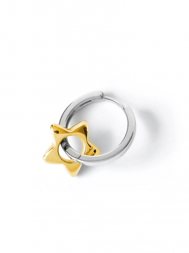 Серебряная подвеска «Звезда» gold