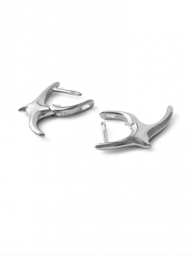 Серебряные серьги «Птицы»