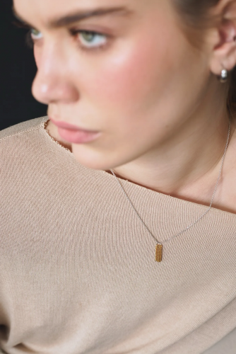 Серебряное колье «Легкость»
