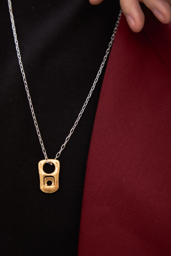 Серебряная подвеска «Открывайся» gold