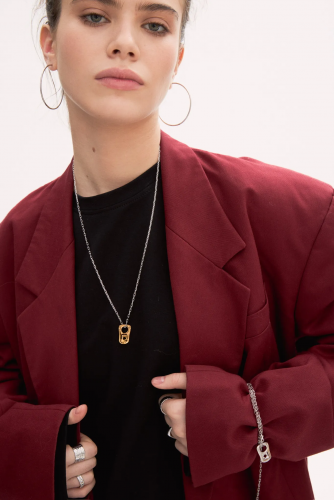 Серебряная подвеска «Открывайся» gold