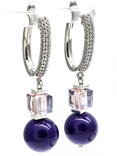 91003001 Серьги Selena Pearls