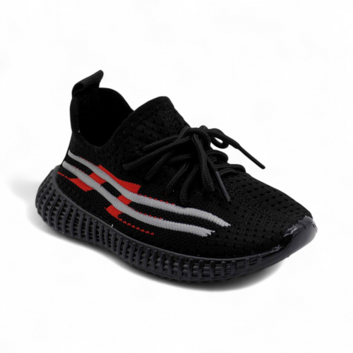 Кроссовки текстильные Y1201-1a черные