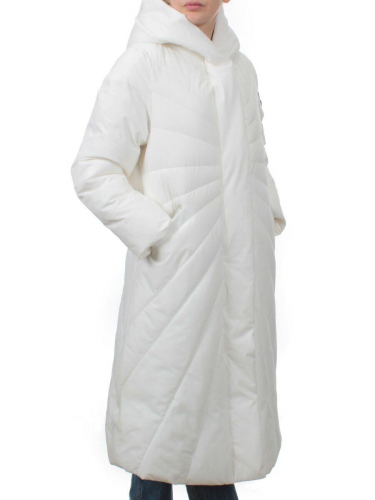 H265 WHITE Пальто зимнее облегченное женское (150 гр. холлофайбер)
