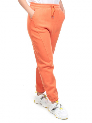 09 ORANGE Брюки спортивные женские на флисе (100% хлопок) 7986