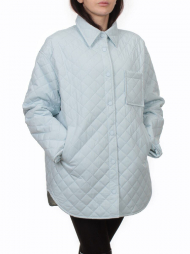 H24-018 LT. BLUE Куртка демисезонная женская (100 гр. холлофайбер)
