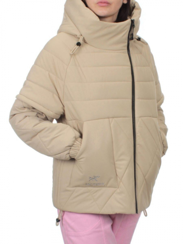 270 BEIGE Куртка зимняя облегченная женская (верблюжья шерсть)